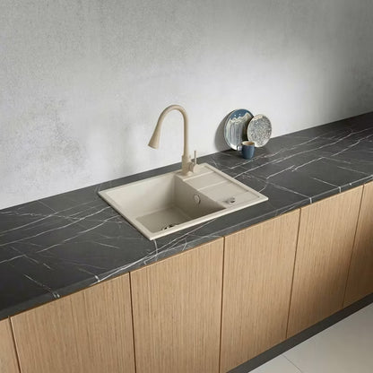 Køkkenarmatur Selva med Fleksibel Tud Beige