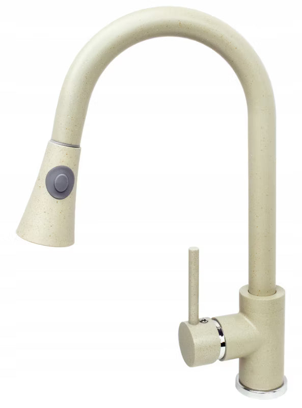 Køkkenarmatur Snake Udtrækstud Beige