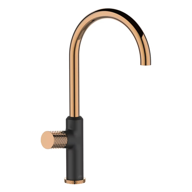 Køkkenarmatur Starlight Sort Rose Gold