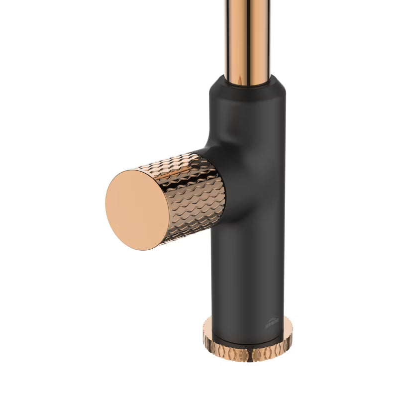 Køkkenarmatur Starlight Sort Rose Gold