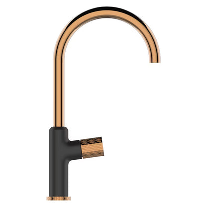 Køkkenarmatur Starlight Sort Rose Gold