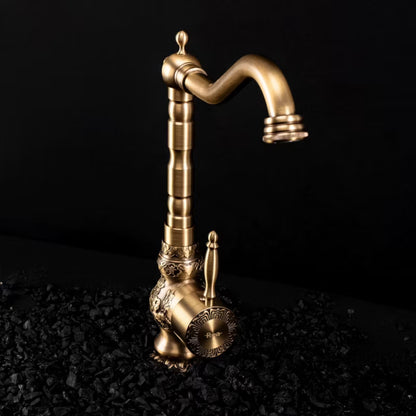 Køkkenarmatur Venice Retro Messing Guld