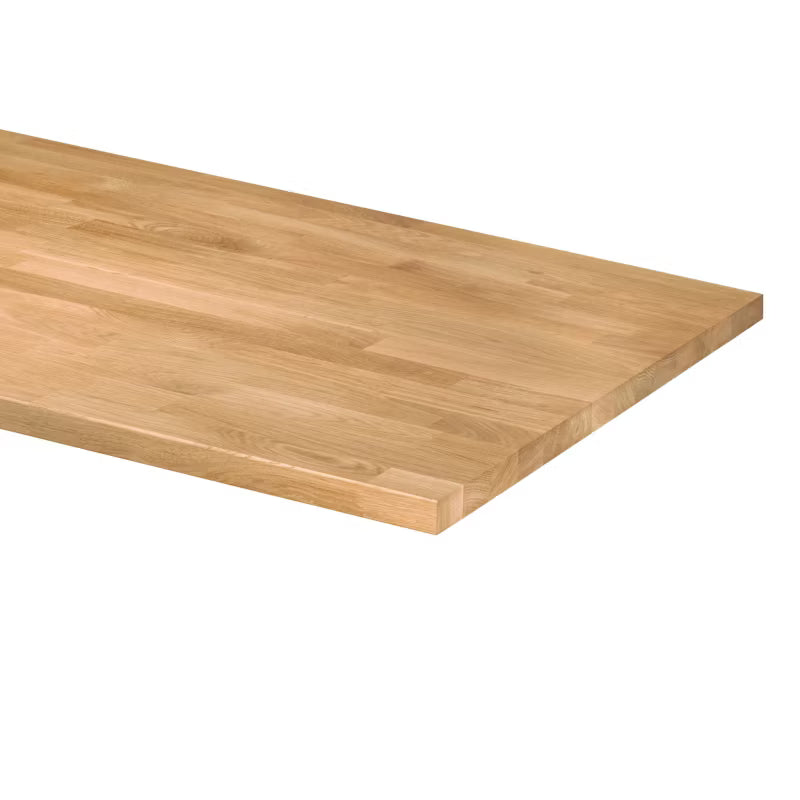 Køkkenbordplade 180x62 cm Olieret Eg Massiv Træ