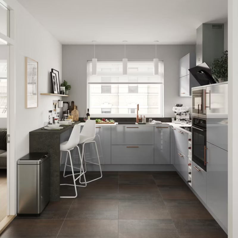 Køkkenfront Alisma 60 cm Grå 2 Stk