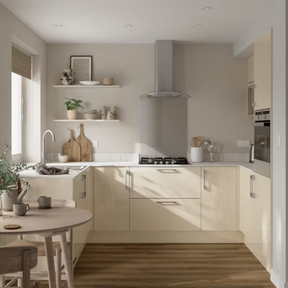 Køkkenfront Stevia 30 cm Creme Blank