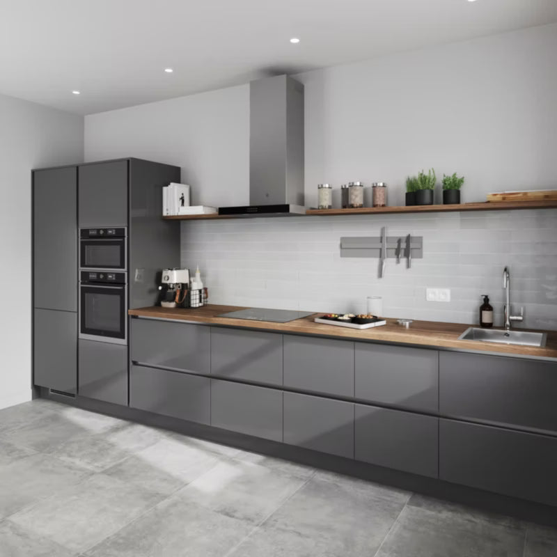 Køkkenfront Stevia 50 cm 70/30 Antracit Blank