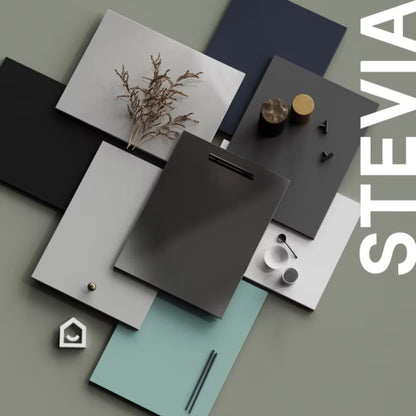 Køkkenfront Stevia 50 cm 70/30 Antracit Blank