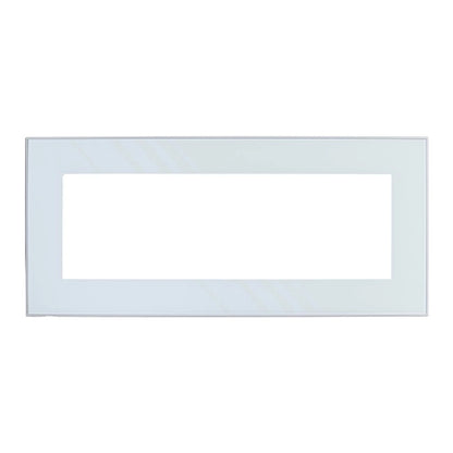 Køkkenfront Winterana 80x35,6 cm Hvid med Glas