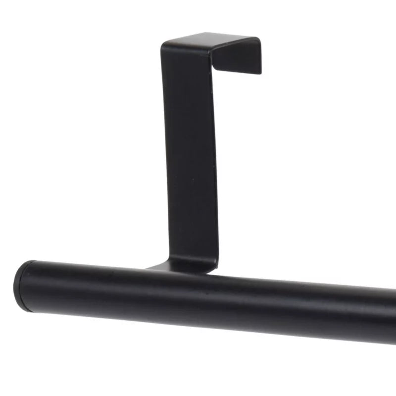 Køkkenhåndklædeholder til Låge 36 cm Sort Rustfrit Stål