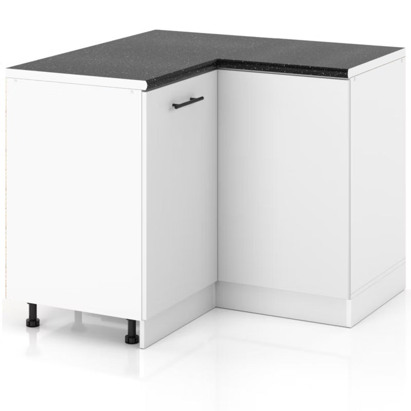 Køkkenhjørneskab DN90X90 90x90 cm Hvid Mat