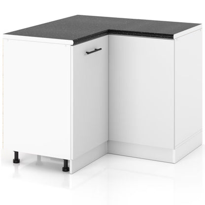 Køkkenhjørneskab DN90X90 90x90 cm Hvid Mat