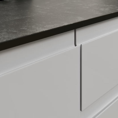 Køkkenlåge Garcinia Glas 50 cm Grå Blank