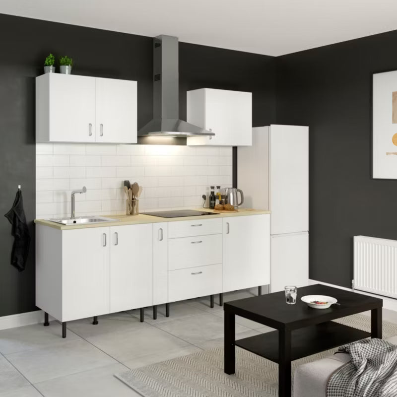 Køkkenoverskab 80 cm Hvid