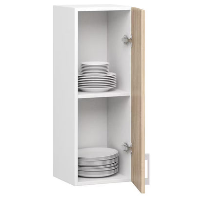 Køkkenoverskab Lima 30x72 cm Sonoma Eg Hvid