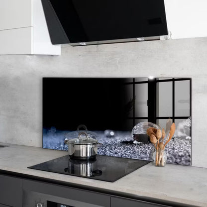 Køkkenpanel 100x50 cm Duggdråbe Hærdet Glas