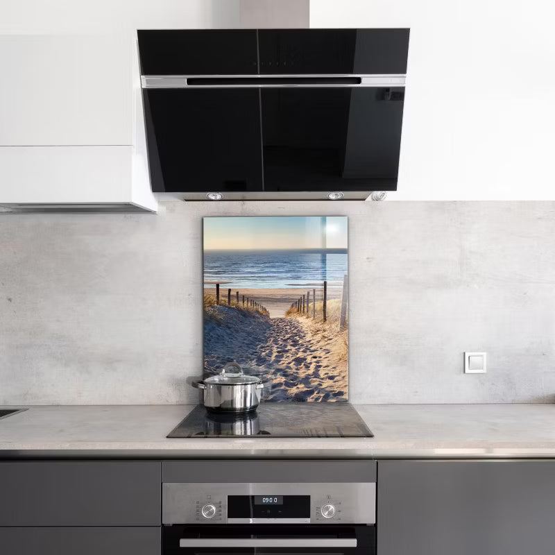 Køkkenpanel 60x80 cm Østersøklitter Glas