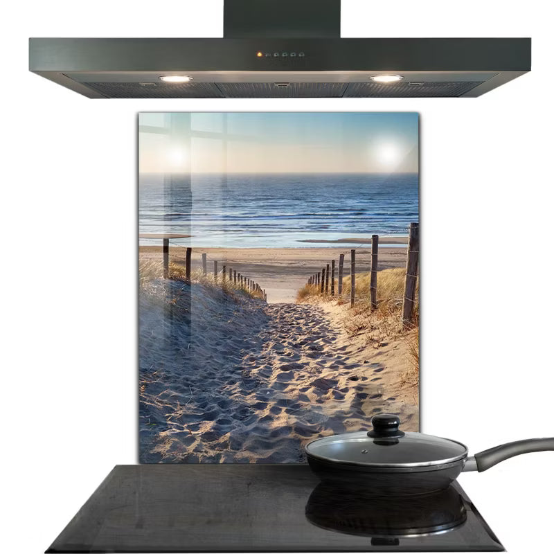 Køkkenpanel 60x80 cm Østersøklitter Glas