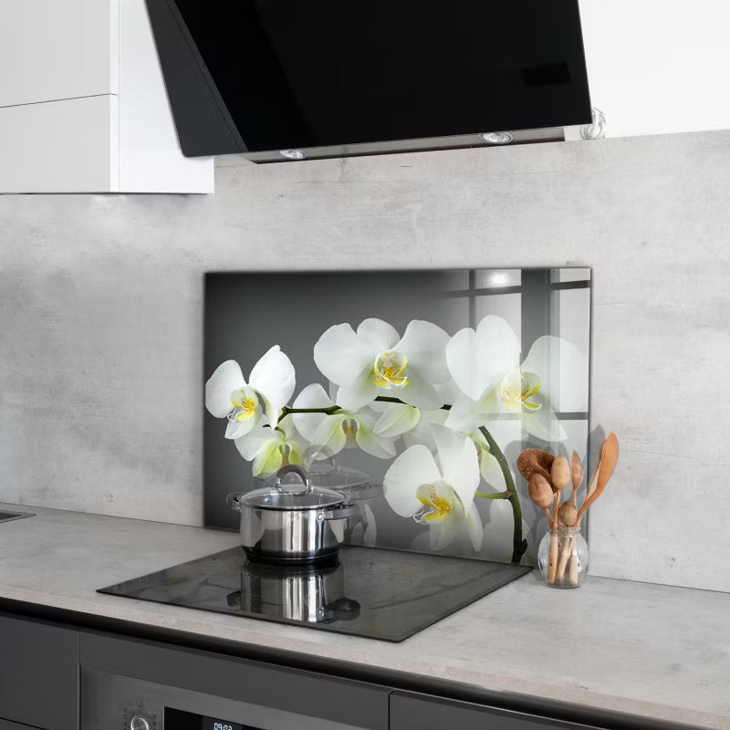 Køkkenpanel 80x60 cm Hvid Glas