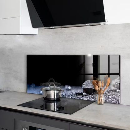 Køkkenpanel Dugdråbe 125x50 cm Hærdet Glas