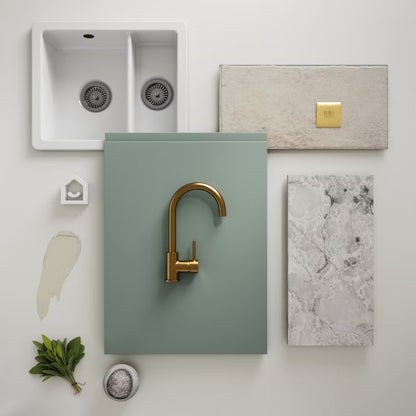 Køkkenpanel Garcinia 35x93,4 cm Grøn