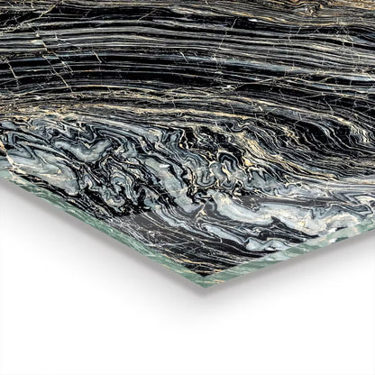 Køkkenpanel Glas 80x60 cm Marmor Granit Look