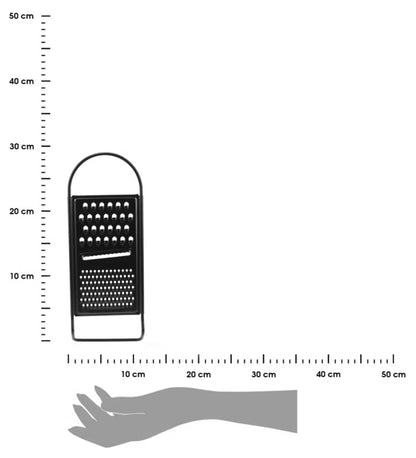 Køkkenrivejern Flad 3 Blade 29 cm Sort