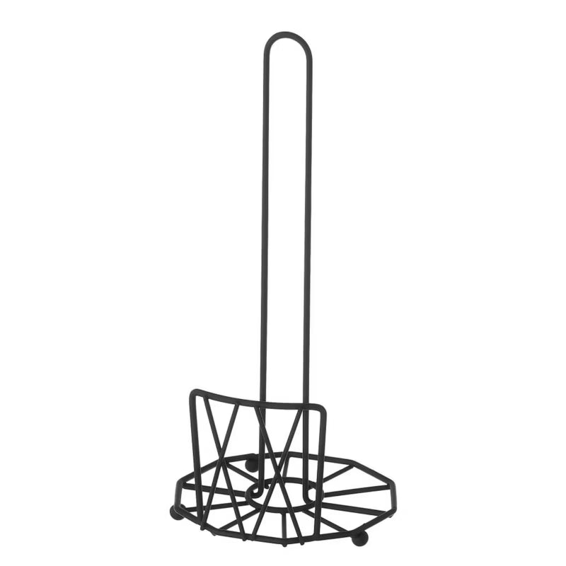 Køkkenrulleholder 30 cm Sort Metal
