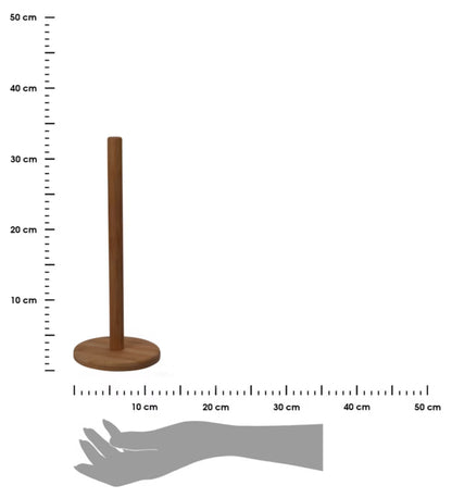 Køkkenrulleholder Bambus 12,5x31 cm Natur