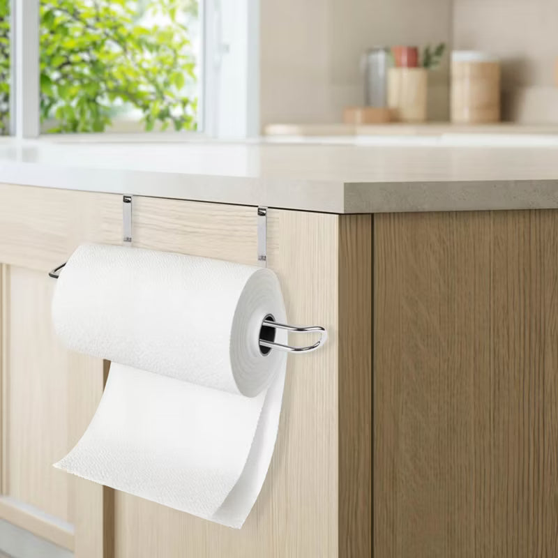 Køkkenrulleholder Ophæng 25x8,5 cm Sølv Stål