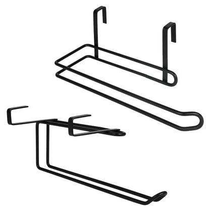Køkkenrulleholder Til Skab 25x8,5 cm Sort