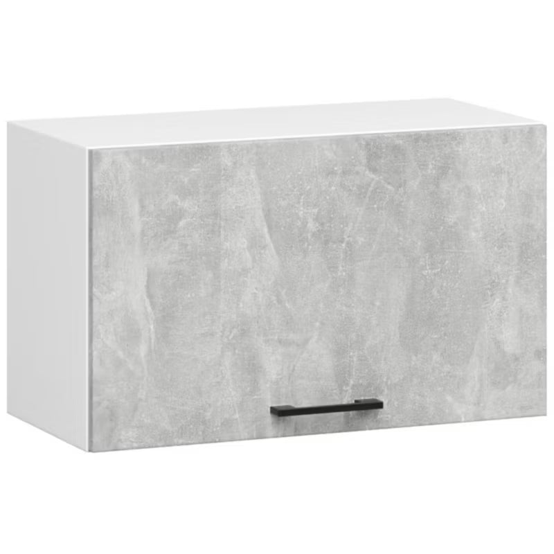 Køkkensæt Oliwia 240 cm Hvid Mat og Grå Beton