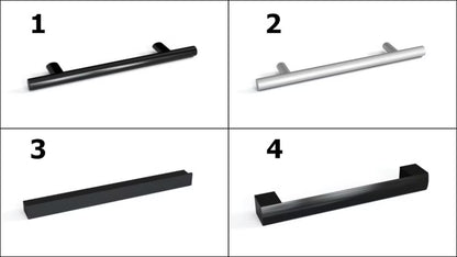 Køkkensæt Robo Lux 260 cm Hvid Mat med Bordplade