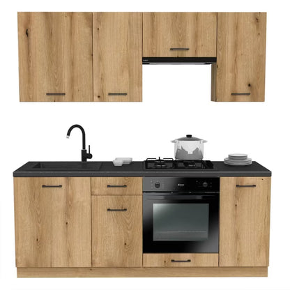 Køkkensæt Modern 200 cm Eg Evoke