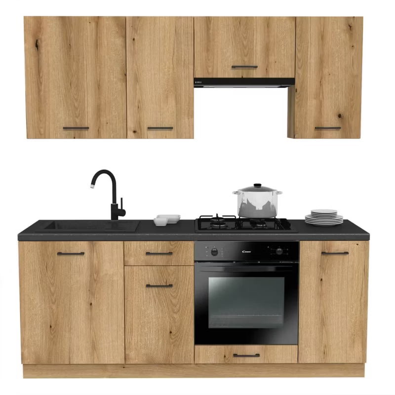 Køkkensæt Modern 200 cm Eg Evoke