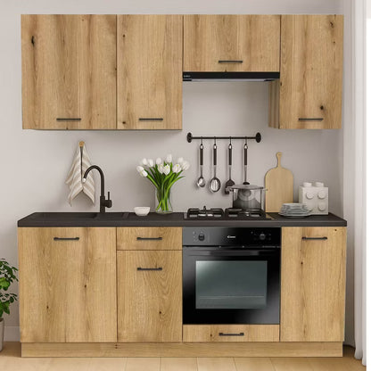 Køkkensæt Modern 200 cm Eg Evoke