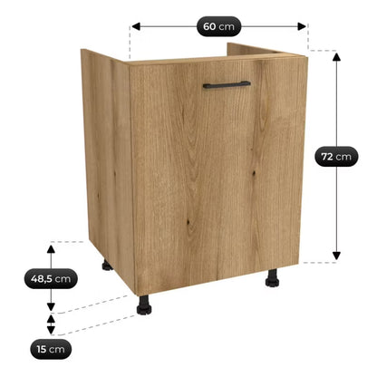 Køkkensæt Modern 200 cm Eg Evoke