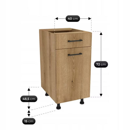 Køkkensæt Modern 260 cm Dąb Evoke Kaszmir