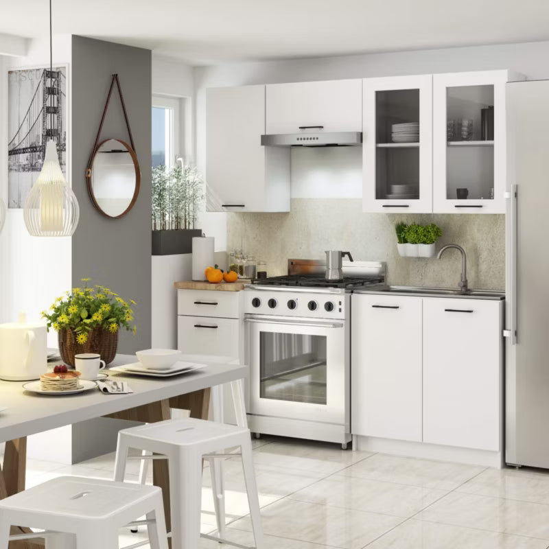 Køkkensæt Oliwia 180 cm Hvid Mat
