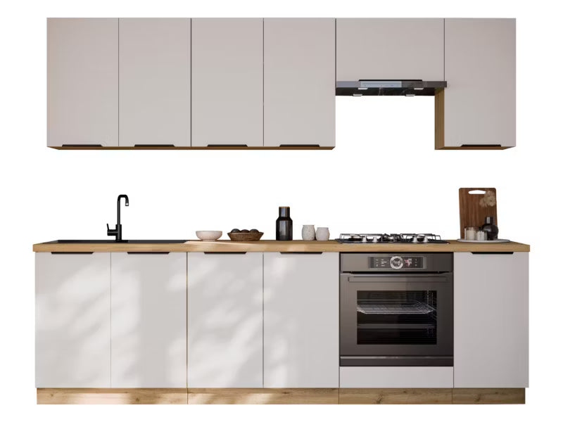 Køkkensæt Solea I 260 cm Artisan Eg og Kashmir