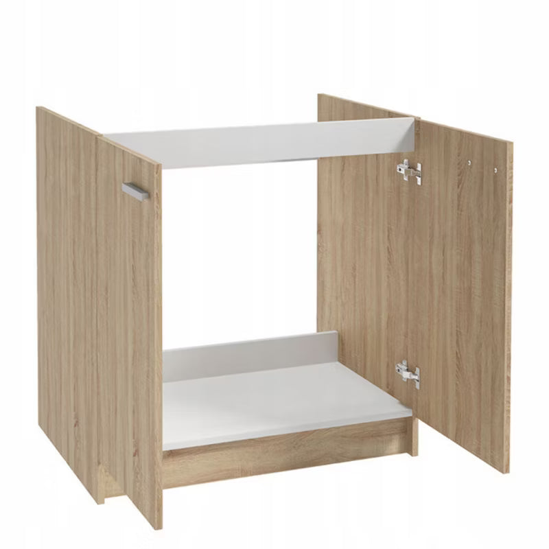 Køkkenskab 80 cm Sonoma Eg med Vask og Armatur
