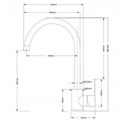 Køkkenskab 80 cm Sonoma Eg med Vask og Armatur