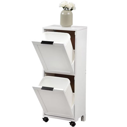 Køkkenskab til Affaldssortering 36x24x94 cm Hvid