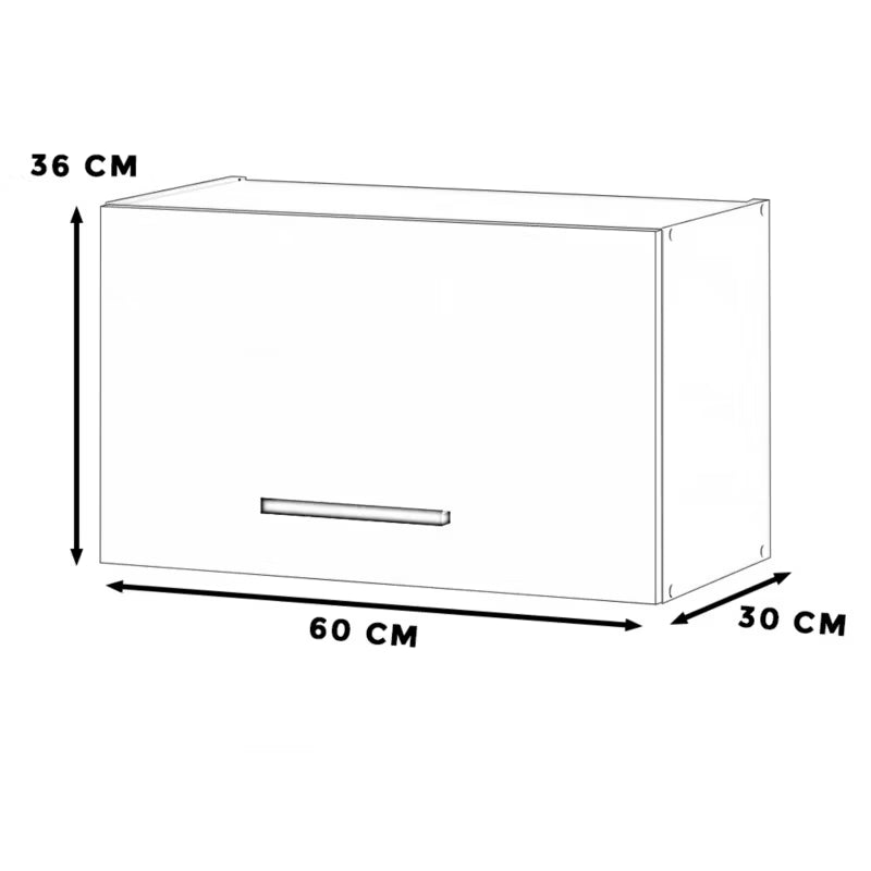 Køkkenskab Blanka 60x30x36 cm Dąb Wotan