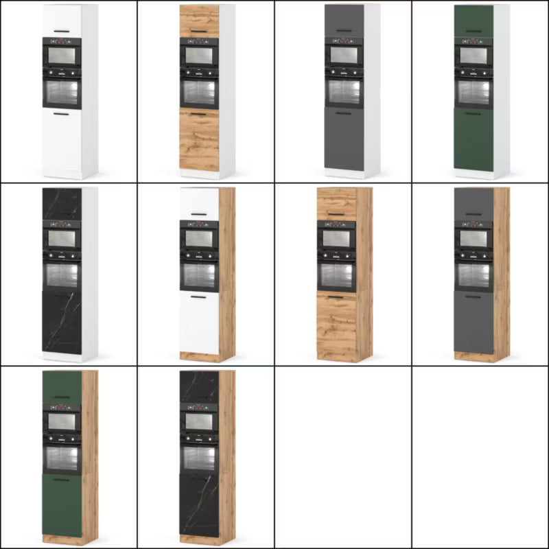 Køkkenskab Blanka S60 60x58,5x217 cm Hvid Mat