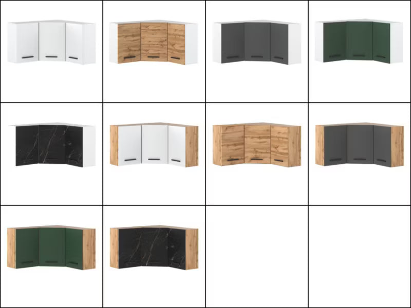 Køkkenskab Hjørne Blanka 90x30x60 cm Wotan Eg