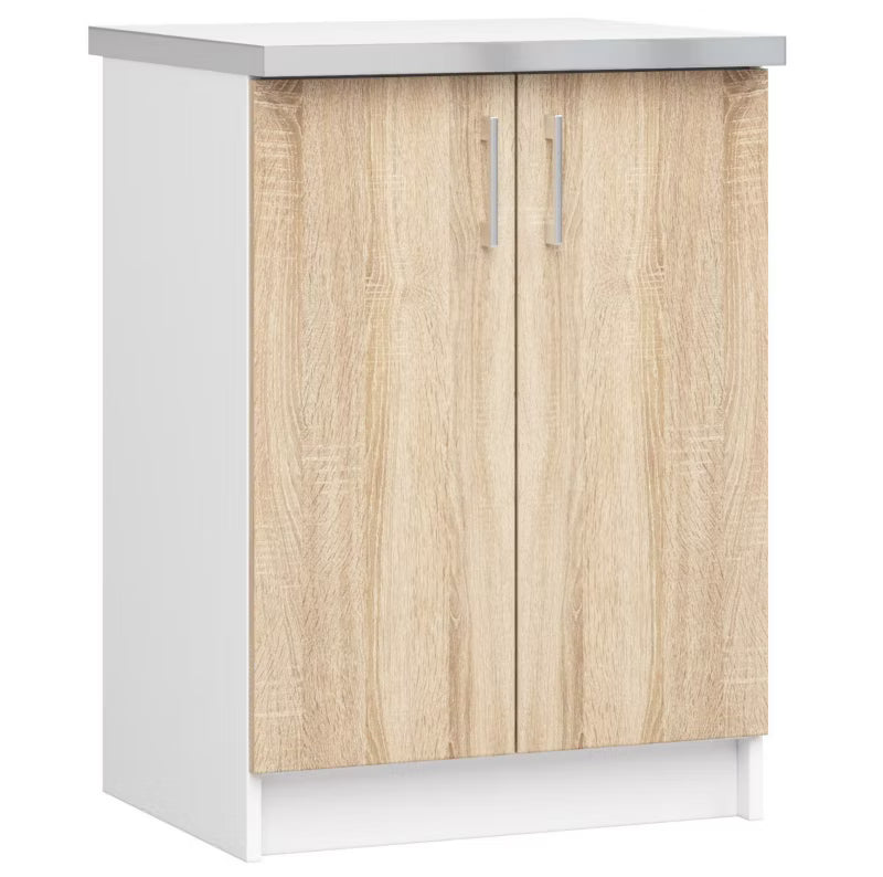 Køkkenskab Lima S60 60 cm Hvid Sonoma Eg