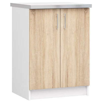 Køkkenskab Lima S60 60 cm Hvid Sonoma Eg