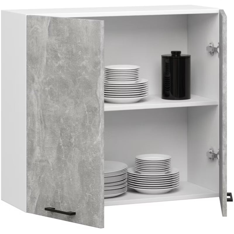 Køkkenskab Oliwia 80x30x72 cm Hvid Beton