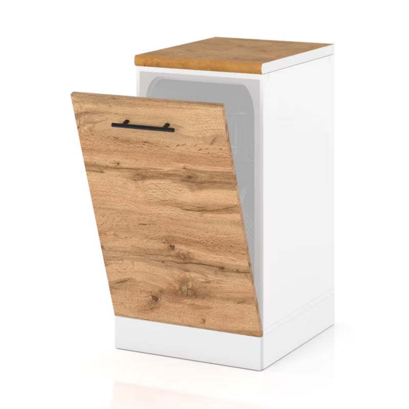 Køkkenskab til Opvaskemaskine 45x52x85 cm Hvid Mat