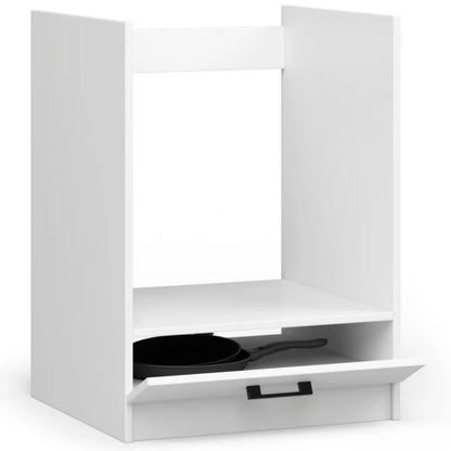 Køkkenskab til Ovn 60x55x82 cm Hvid Mat